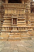 Khajuraho - the beautiful carvings of the Lakshmana temple 